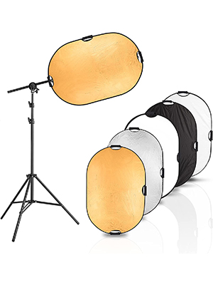 Reflector with stand