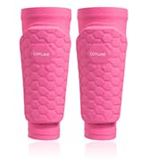 COTLIKE Soccer Shin Guards for Kids Youth Adults, Shin Guard Soccer Sleeves for 2-18 Years Old Bo...