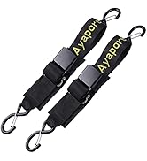 Ayaport Boat Tie Down Straps to Trailer Boat Transom Strap 4 feet x 2 inch Heavy Duty Nylon Kayak...
