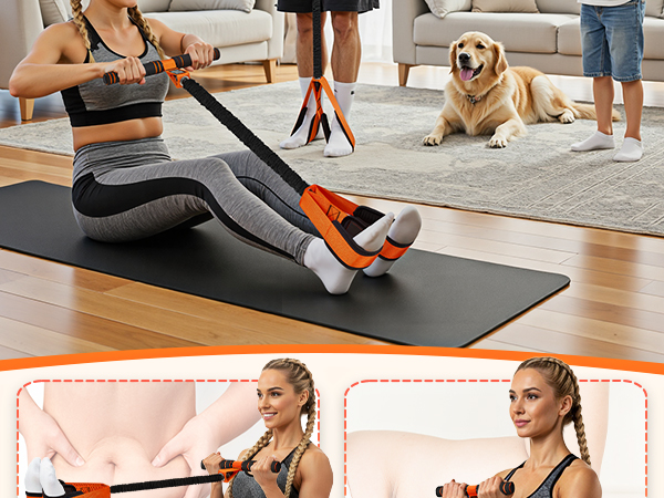 foot pedal resistance band