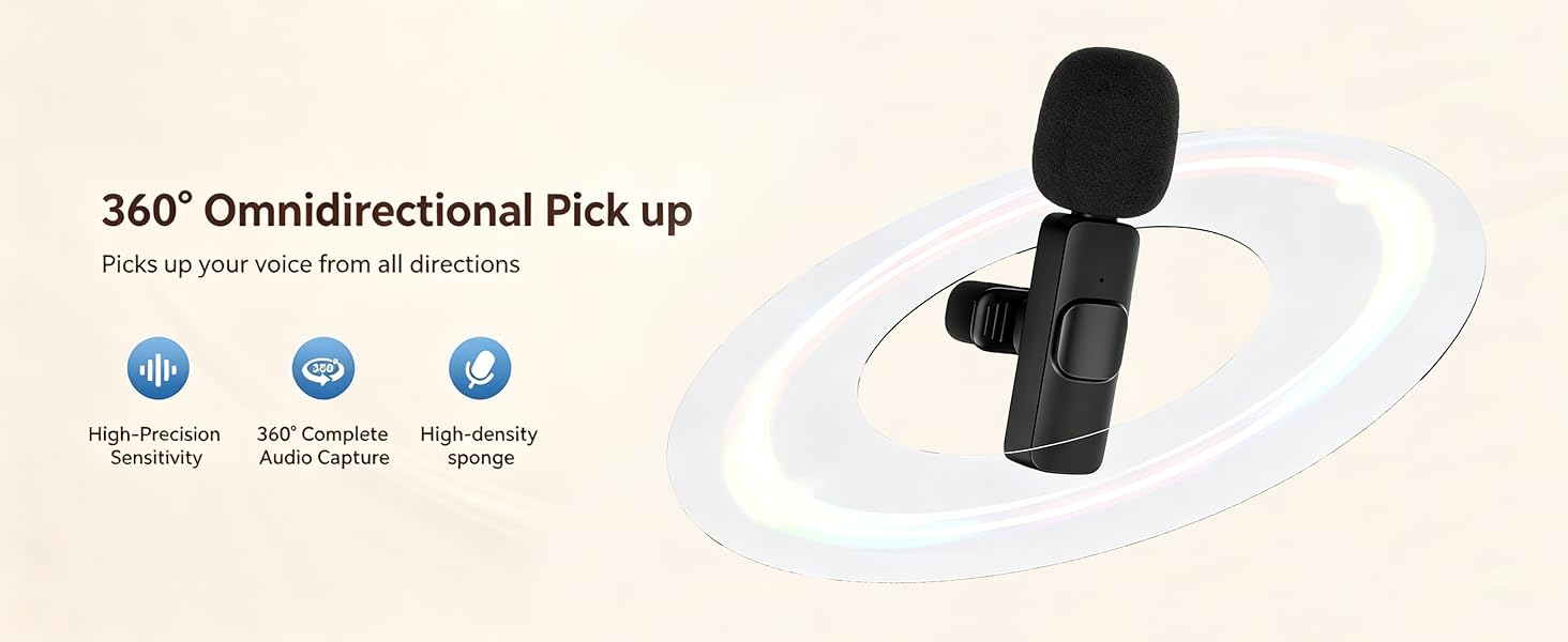 wireless lavalier mic for iphone