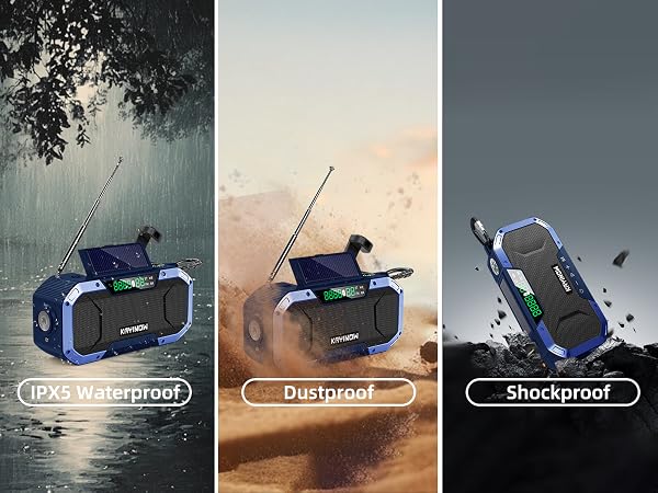 IPX5 Waterproof