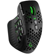 SOLAKAKA SM809 Pro Tri-Mode MMO Gaming Mouse, 16 Programmable Buttons with Interchangeable Magnet...