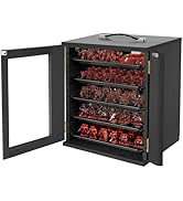 WELIDAY Miniature Storage Case for Collectibles, Miniature Display Cases with Magnetic Door and 6...