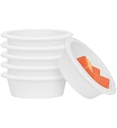 ASAWASA 6 Pcs Reusable Silicone Wax Melt Warmer Liners, Leakproof, No Mess, No Scrape, Non-Toxic,...