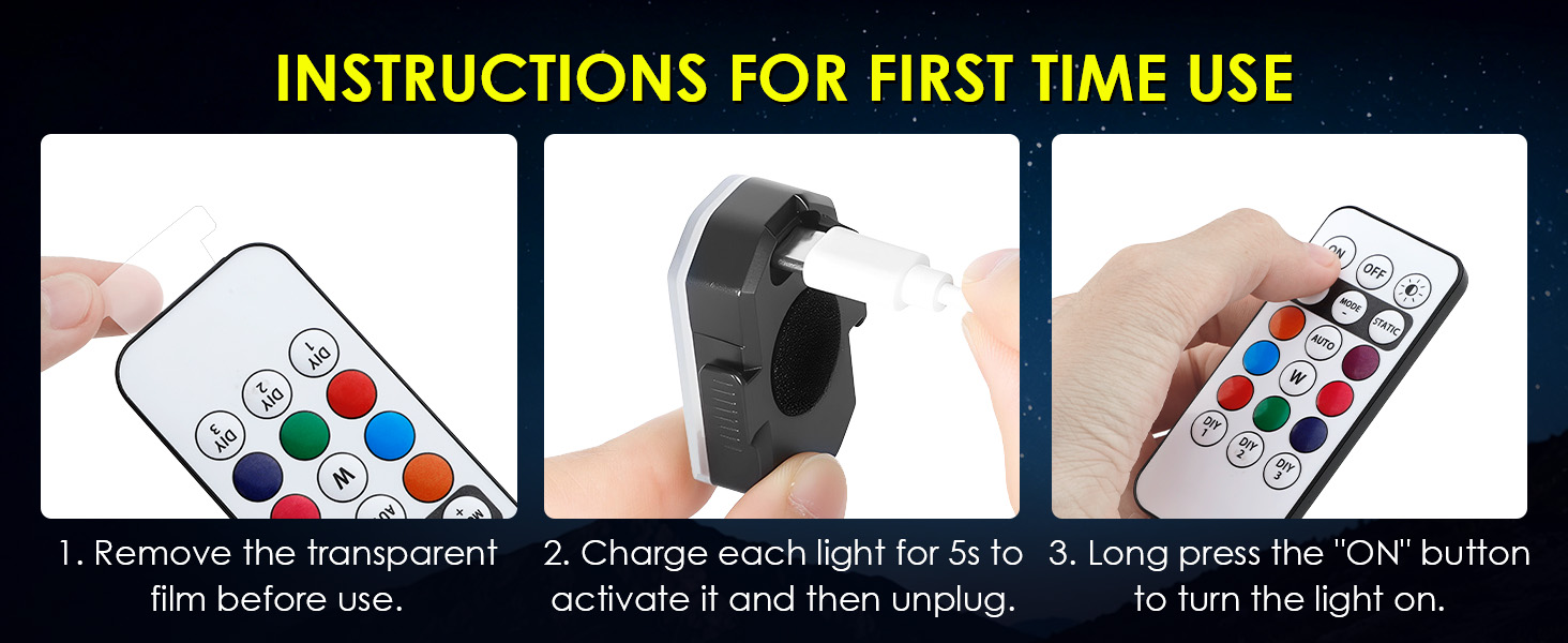 car led lights wireless strobe lights