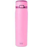 Simple Modern Mesa Loop Water Bottle with Covered Straw and Handle | 24oz Cup Holder Friendly Ins...