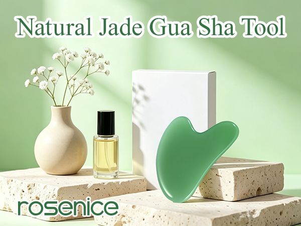 Crafted for daily skincare, this jade gua sha resists chipping or cracking