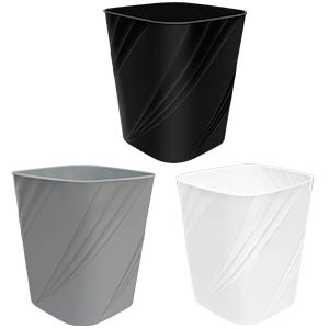 DAJITRE Small Plastic Trash Can Wastebasket Recycling Bin Garbage Can 3