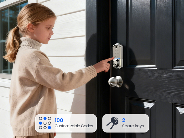 Keyless Entry Deadbolt with knobs