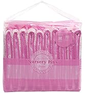 Littleforbig Adult Printed Diaper 10 Pieces - Nursery Pink (Medium 28