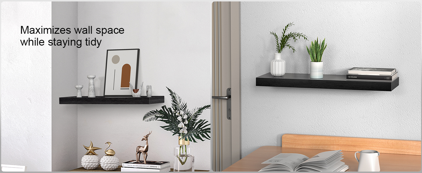 floating shelves