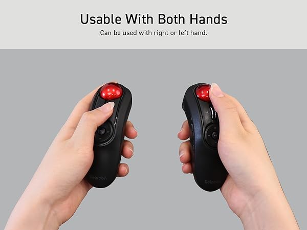 Relacon Trackball Usable With Both Hands