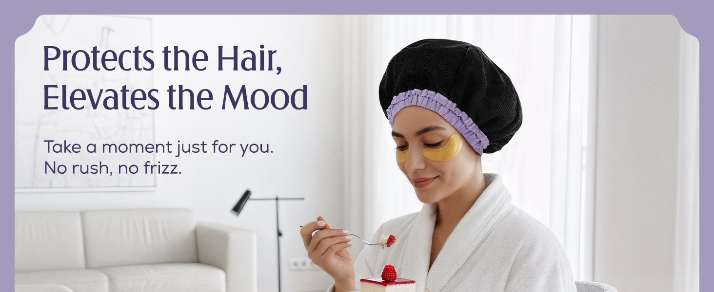 Shower cap for braids