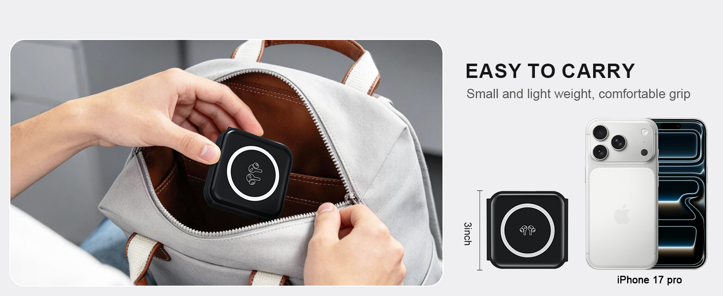 Folds up to 3inch in size and ready to take with you