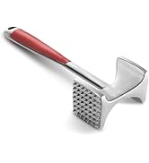 KITEXPERT Meat Tenderizer Hammer with Comfortable-Grip Handle, Dual-side Mallet for Kitchen, Heav...
