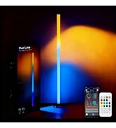 NBBUFF Led Corner Floor Lamp USB Powered with App & Remote Control, Color Changing Led Lamp Music...