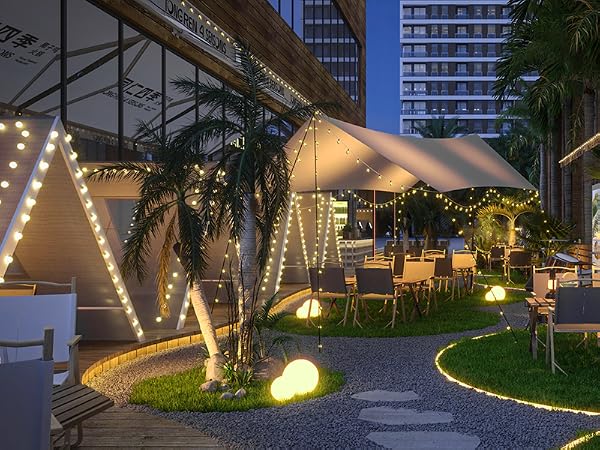 solar globe string lights