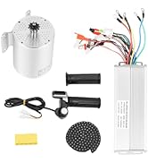 Electric Bike Kit, 48V 2000W DC Electric Brushless 4300RPM High Speed Motor with Display LCD Thro...