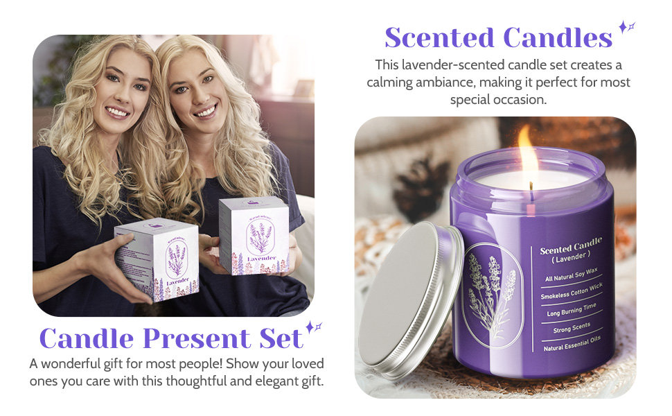 Lavender Candles
