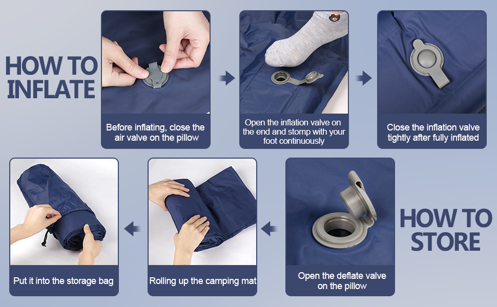 inflatable sleeping pad