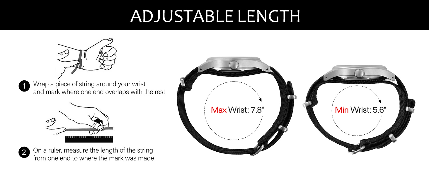 nylon watch strap