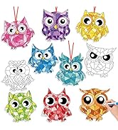 BeYumi Owl Craft Kit 83Pcs Back to School Color Your Own Owl Kit for Kids