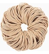 AIWOQI Rubber Bands size 33 Approximately 220 pcs Elastic Rubber Band #33 Rubber Band Light brown...