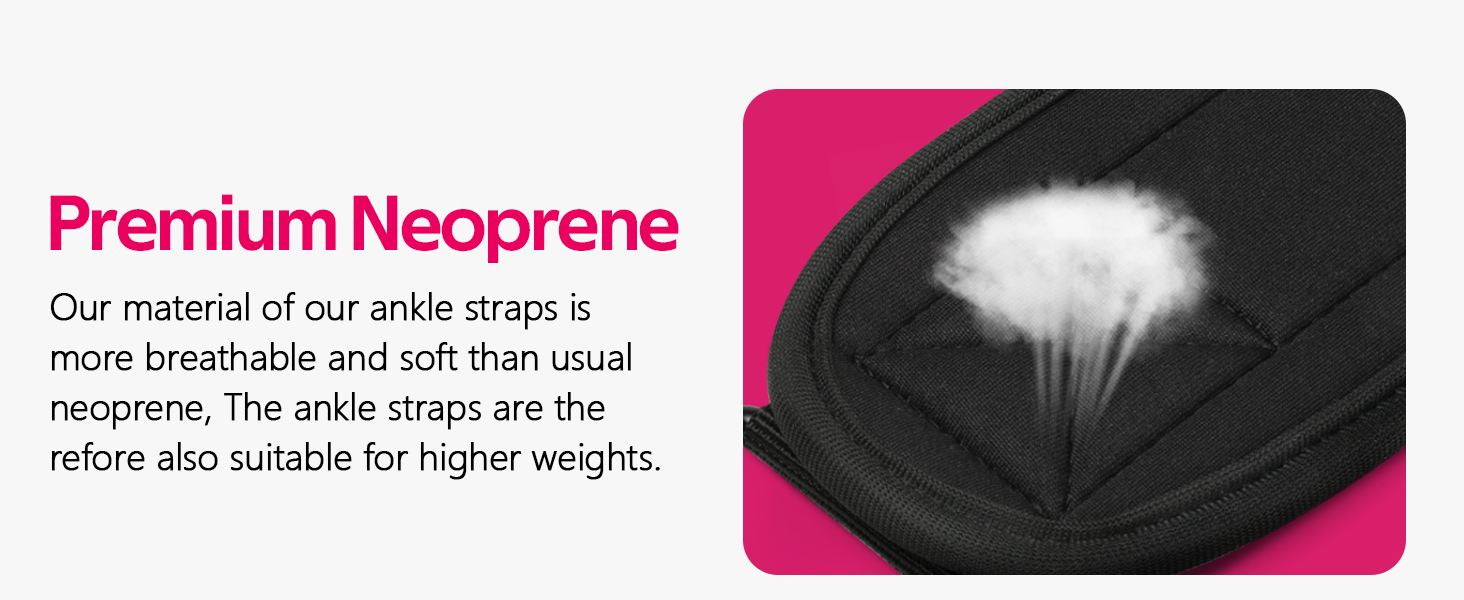 Ankle Resistance Bands with Cuffs