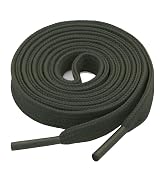 YJRVFINE Flat Athletic Shoe Laces: 1 Pair Solid Color Wide Shoelaces for Sneakers