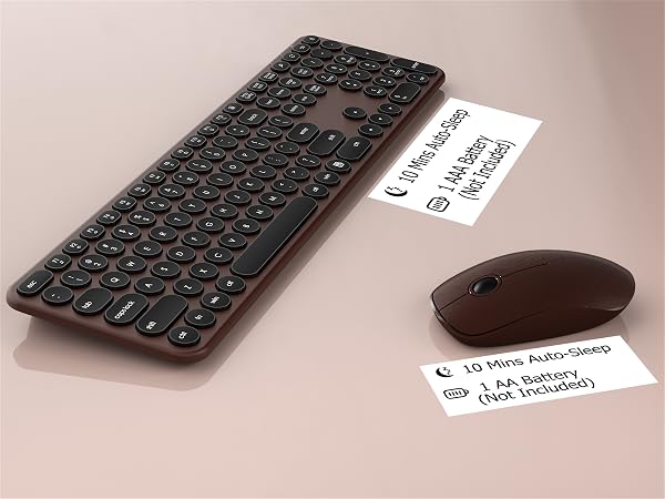 Wireless Keyboard and Mouse Combo
