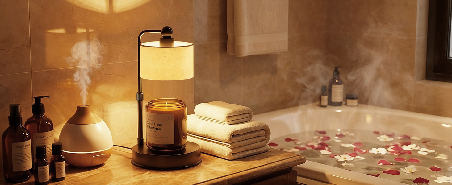candle warmer lamp with timer