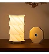 Portable Desk Lamp - Ultra Thin 0.7" Lightweight 0.28lb, Foldable Paper Lamp with Zinc Alloy Base...