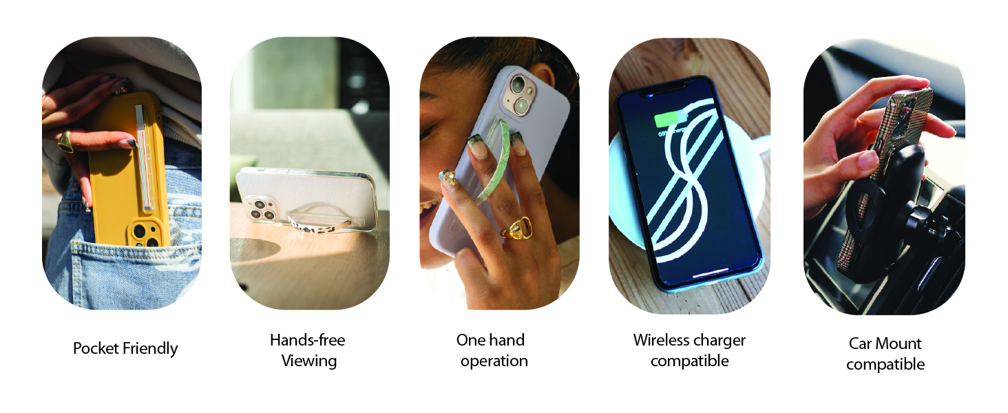 pocket friendly hands free one hand operation wireless charger car mount compatible magsafe