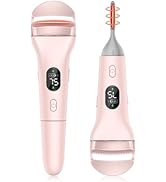 DOCOCO Dual Head Heated Eyelash Curler, Electric Lash Curler with 8s Fast Heating, Safe Anti-Scal...