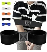 Xinambyh Golf Swing Training Aid-Elastic Arm Gesture Corrector Belt for Beginners,Portable Dual-S...