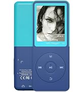 Tengsen Mp3 Player with Bluetooth,Music Player,Fm Radio,Video,Recording,Photo View,E-Book,HiFi So...