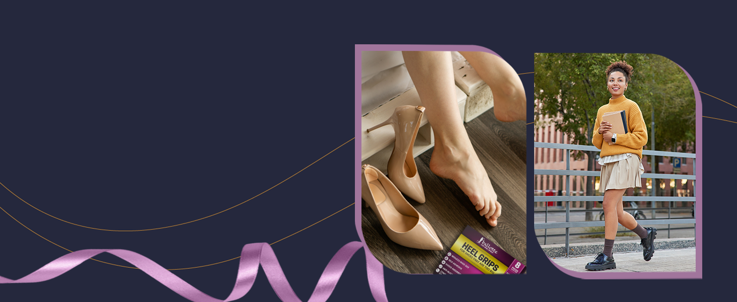 Combat foot pain and blisters with Ballotte Heel Cushion Inserts