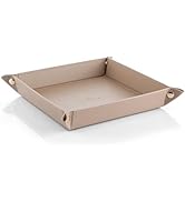 Vlando Valet Tray for Men Women, Nightstand Organizer Vanity Catchall Holder for Dresser Desk Sto...
