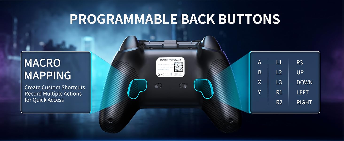 pc controller, steam controller, controller for pc, gaming controller,pc controller for gaming,black