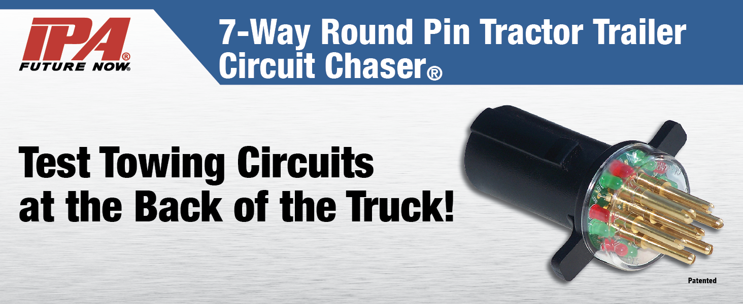 7865L 7-Way Round Pin Tractor Trailer Circuit Chaser
