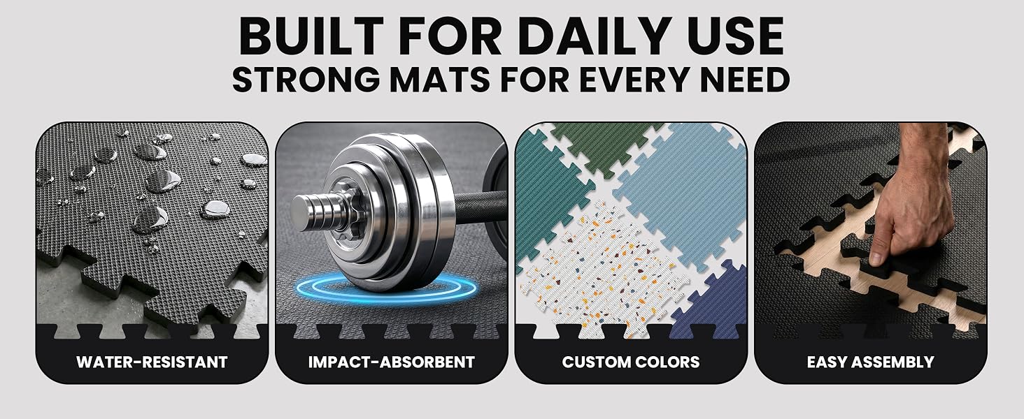 bemaxx interlocking puzzle mat mats gym flooring eva fitness home floor protection kids