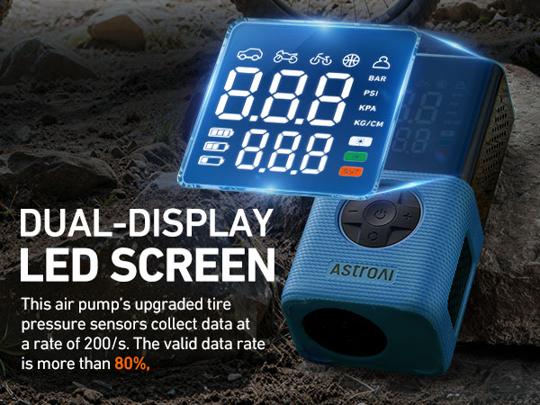 Bike Pump tire inflator portable air compressor e bike accessories
