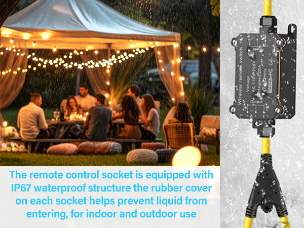 remote outlet splitter