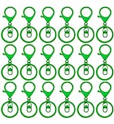 30Pcs Lobster Claw Clasps Keychain for Jewelry Making,Metal Lobster Clasp Swivel Trigger Clips wi...