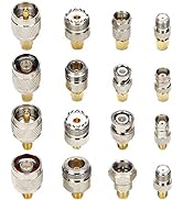 TLS.eagle SMA Connector Kit in Adapter Standard SMA/BNC/UHF/N/F Male to Female Cable Connector Co...