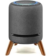Real Wood Stand for New Echo Studio Smart Speaker,Tripod Table Mount Accessories Protect Audio fo...