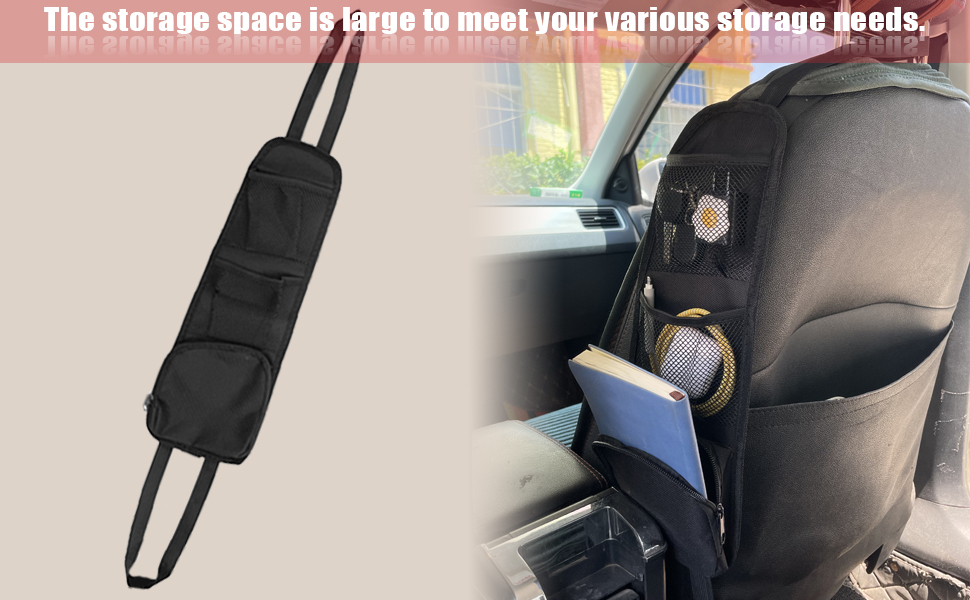 1pc Car Seat Storage Hanging Bag