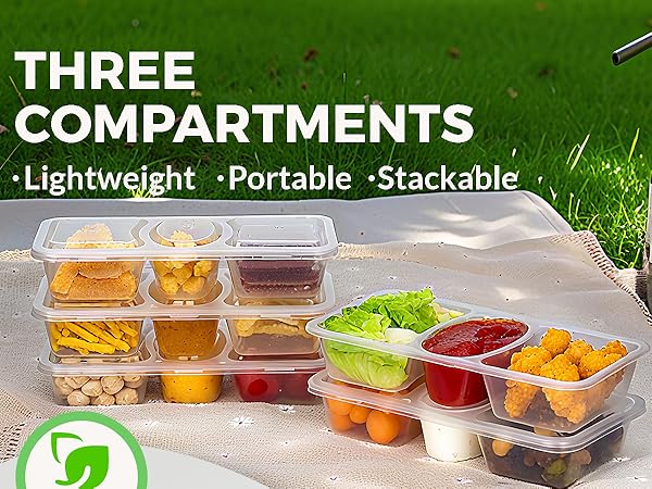 Reusable Snack Containers with Lids