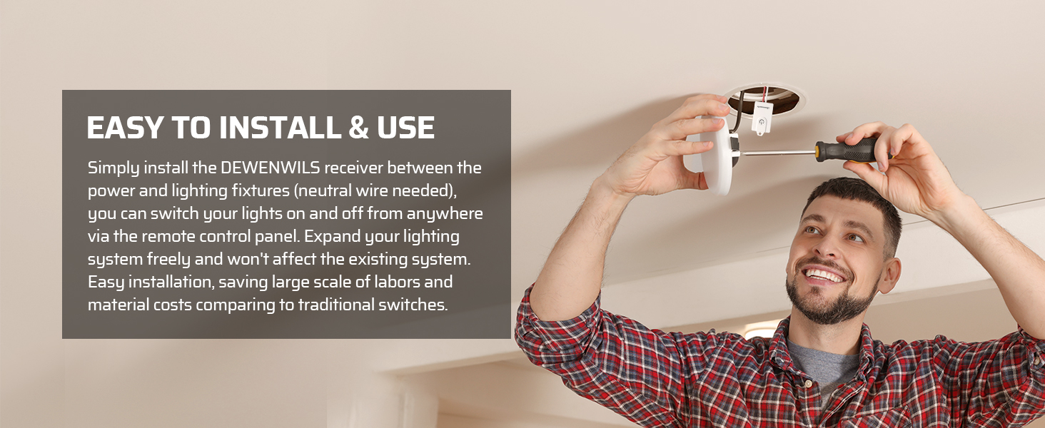 WIRELESS LIGHT SWITCH